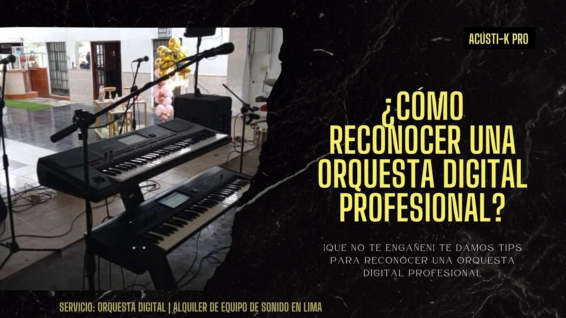 como reconocer una orquesta digital profesional
