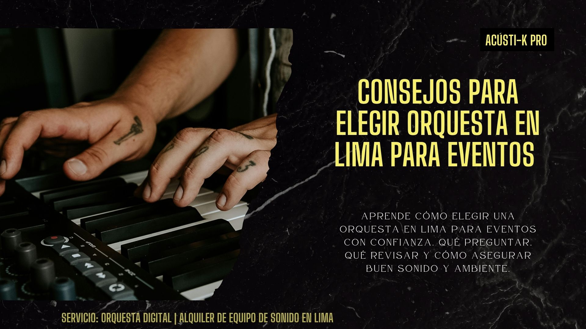 orquesta en Lima para eventos