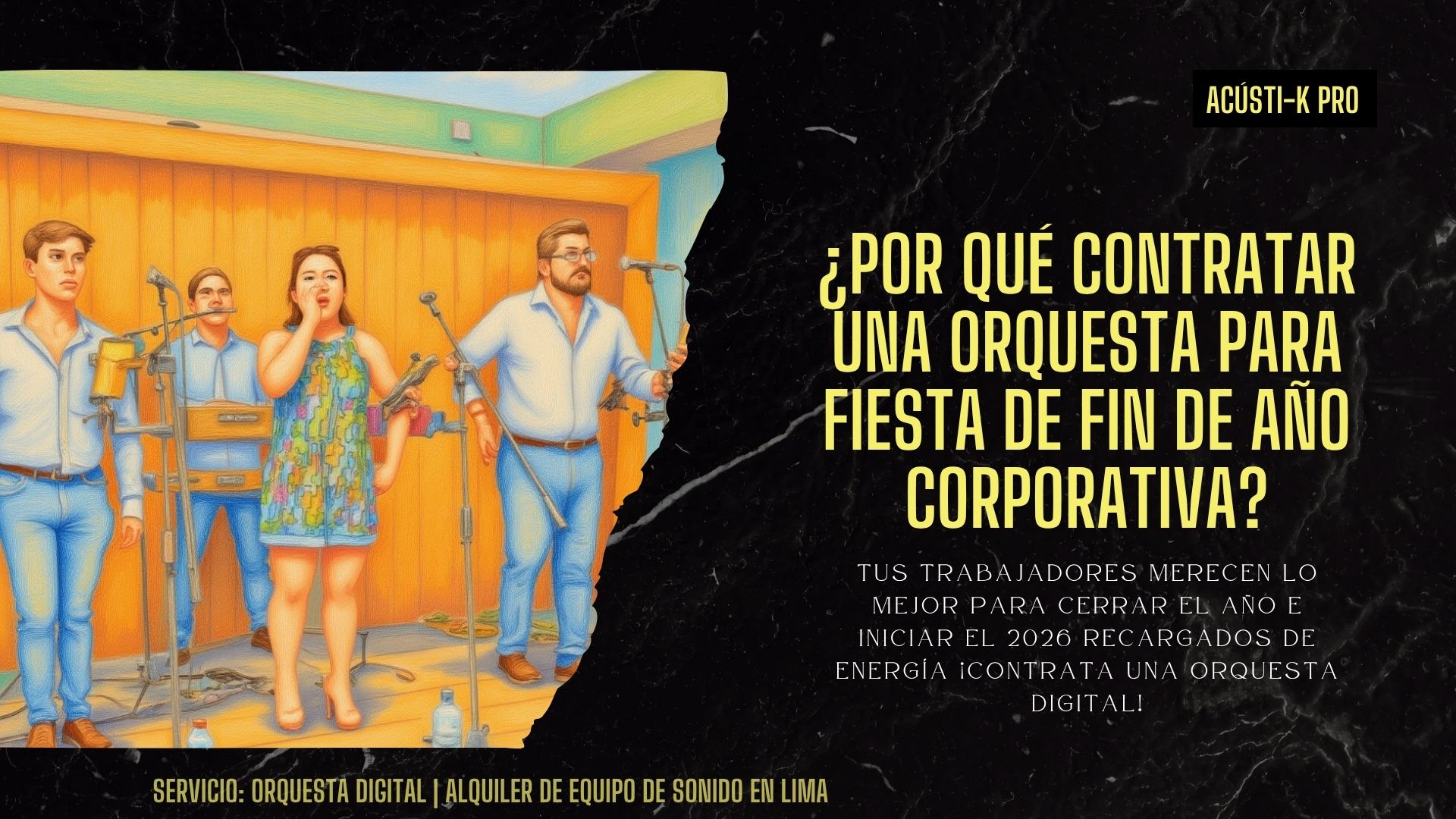 Orquesta para Fiesta de Fin de Año Corporativa en Lima Sur