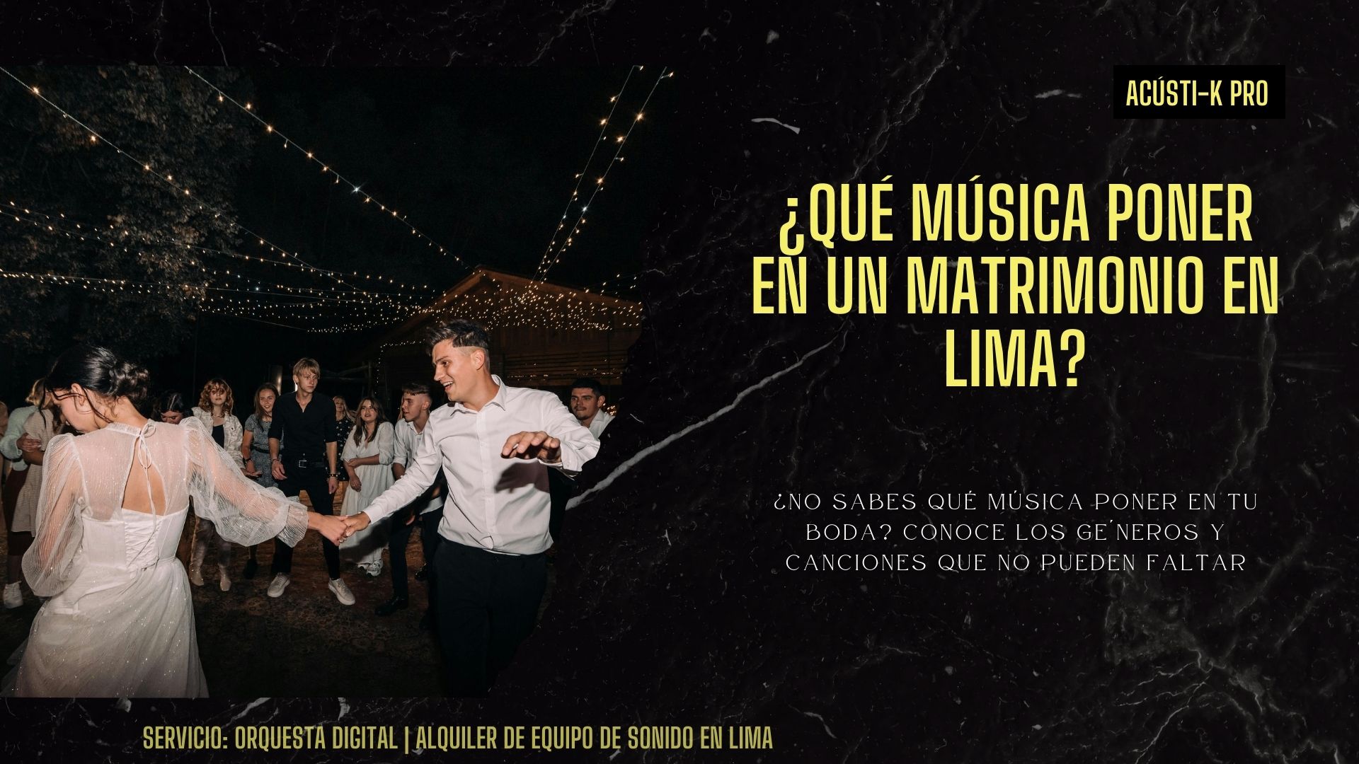 que musica poner en un matrimonio