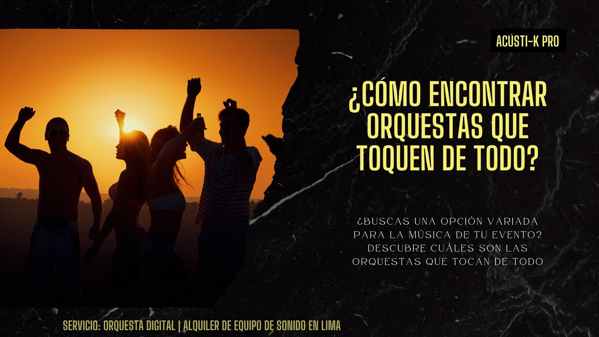 orquestas que toquen de todo