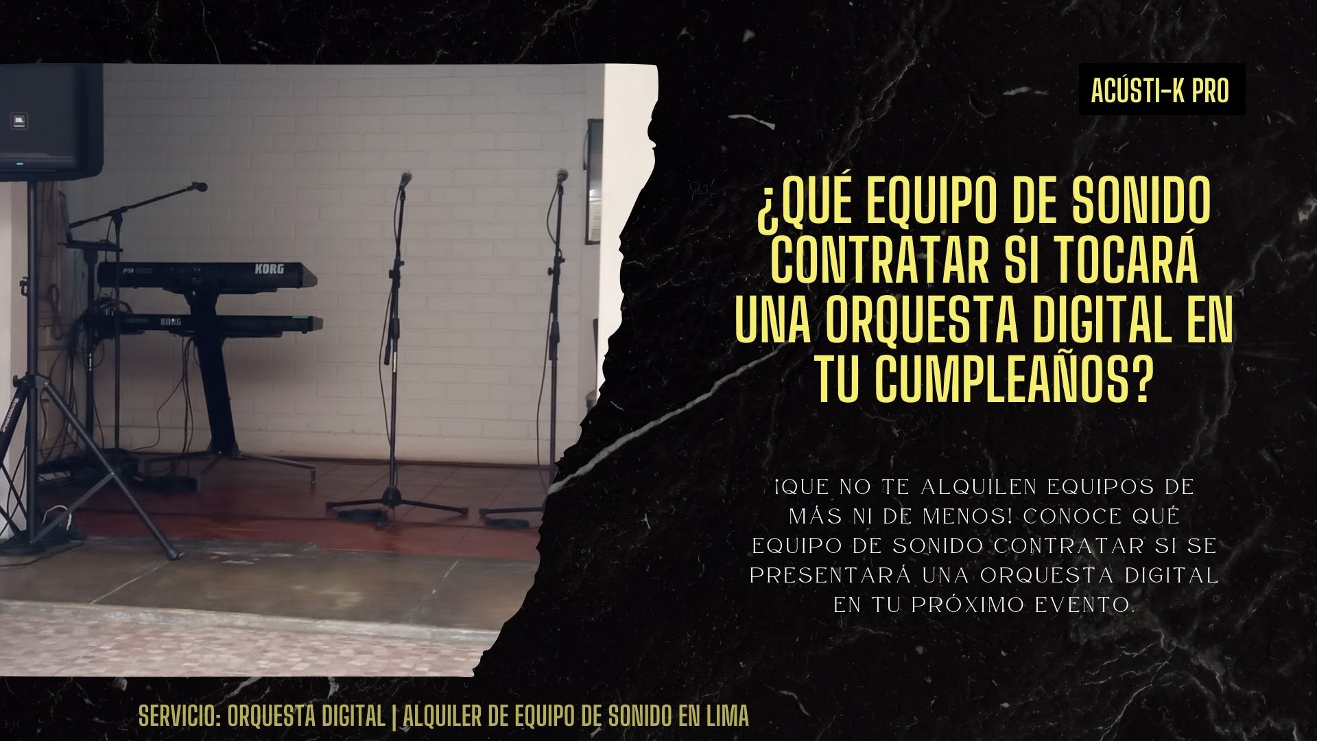 QUE EQUIPO DE SONIDO CONTRATAR JBL