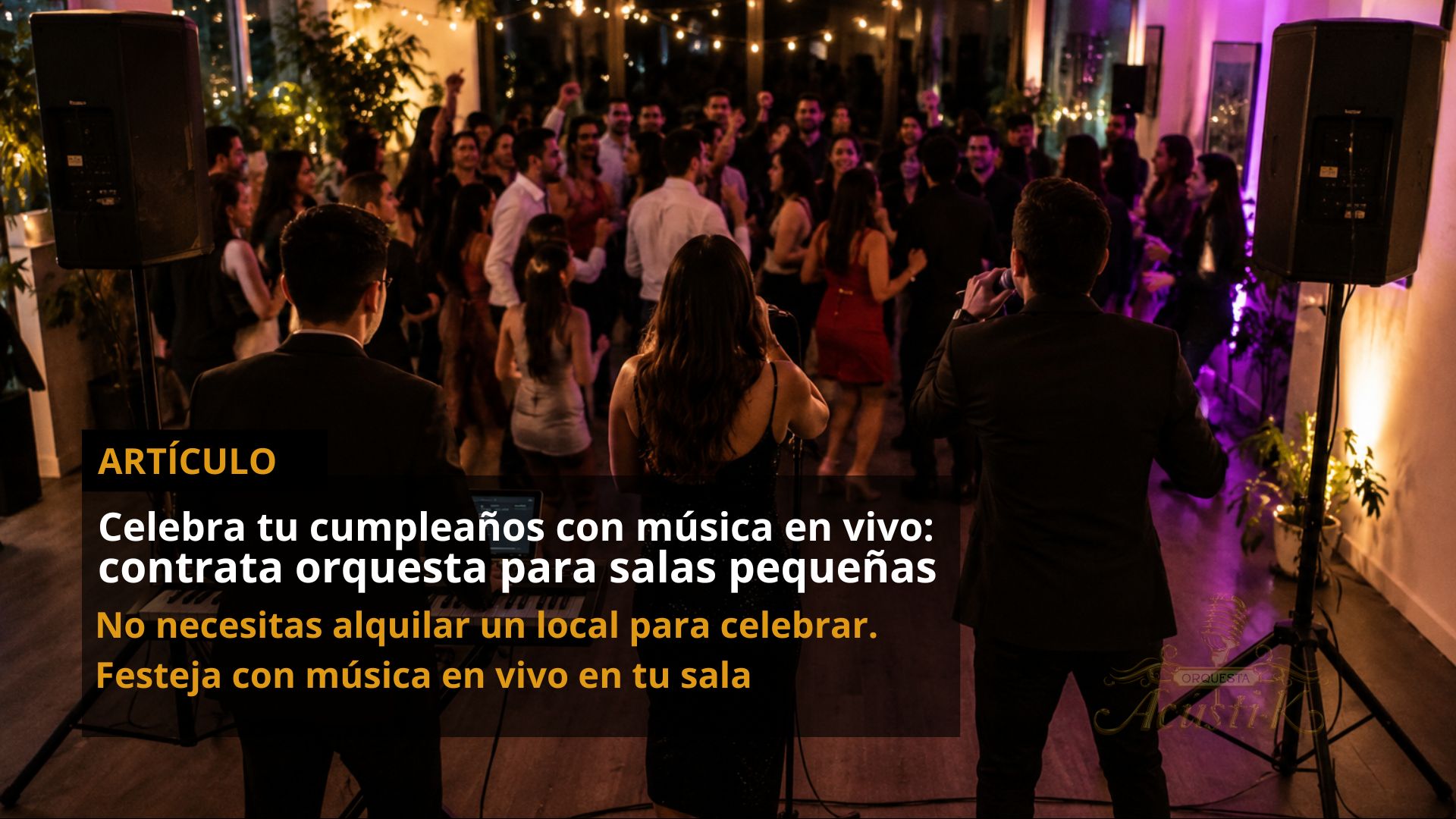 Orquesta para salas pequeñas